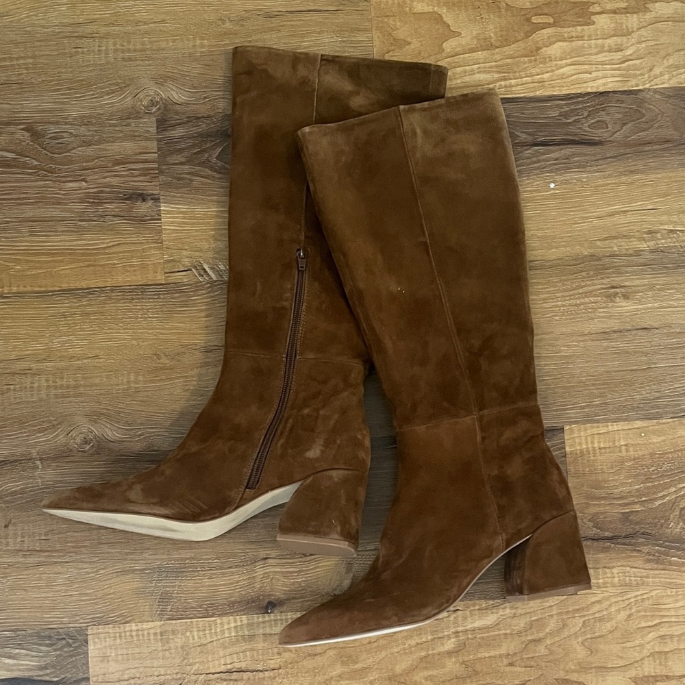 Steve Madden Chestnut Suede Over-the-Knee Boots